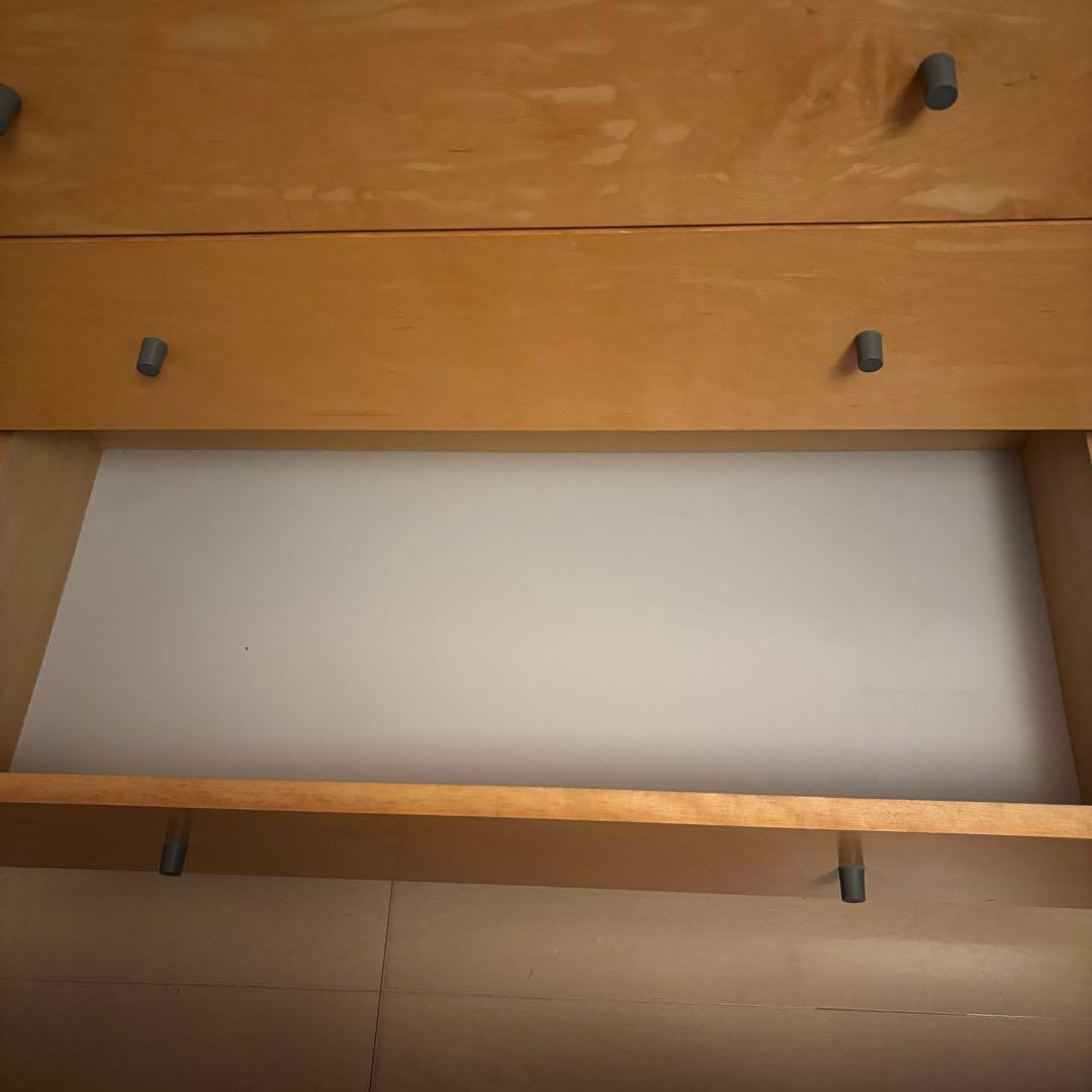 everyday is catday廃盤品　無印良品　4段チェスト