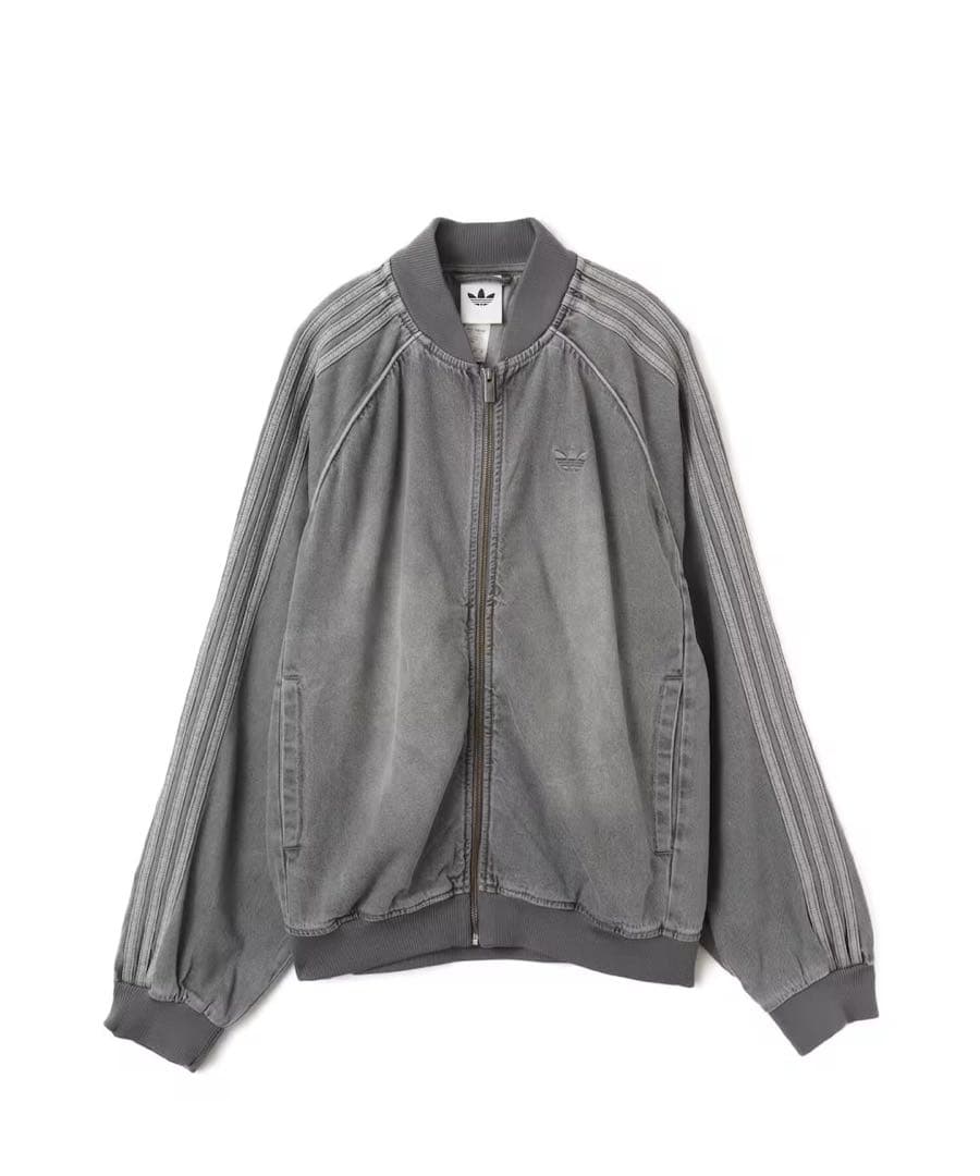 新品 XL】アディダス ルーズ デニム ブラック ウォッシュ ジャケット　SST