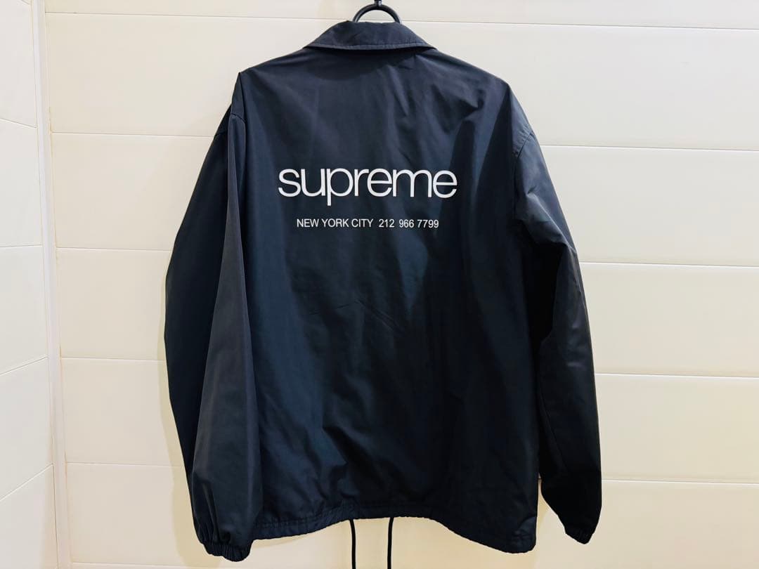 Supreme Nyc Coaches Jacket Black Sサイズ