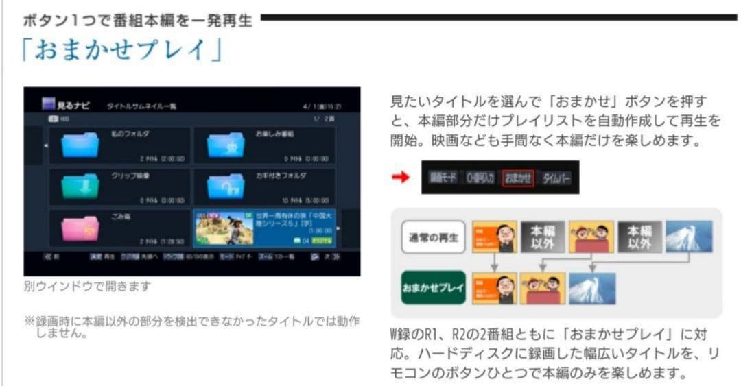 最終価格/2TB/東芝/DBR-Z160/外付HDD/CMスキップ/取説+リモ付