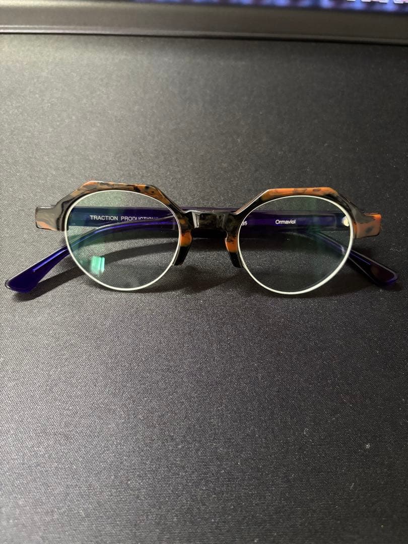 TRACTION PRODUCTIONS メガネフレーム LAHTI ハーフリム