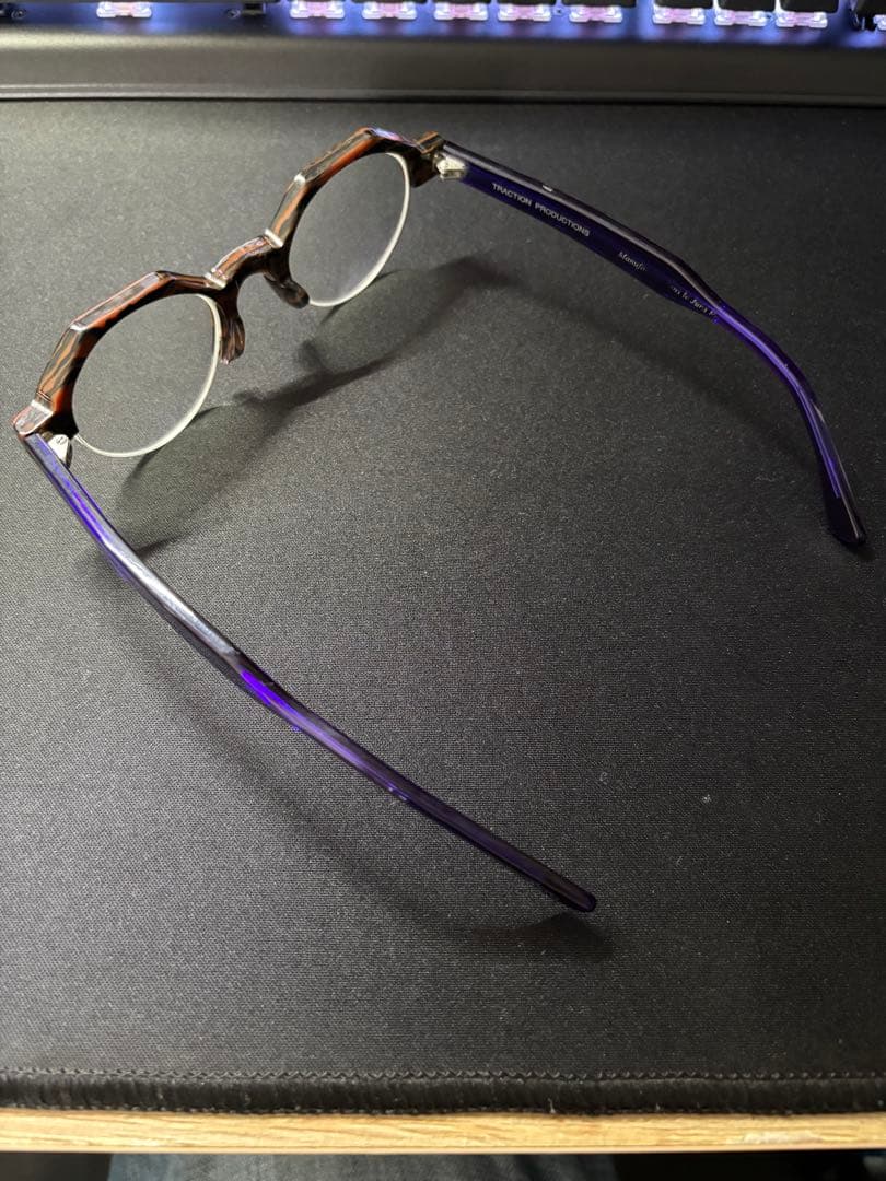 TRACTION PRODUCTIONS メガネフレーム LAHTI ハーフリム