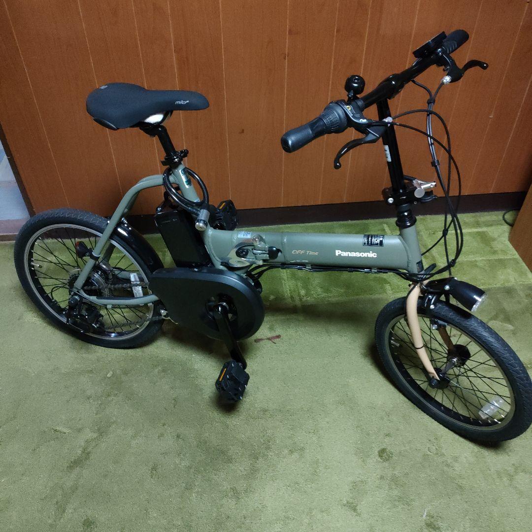 Panasonic 電動折りたたみ自転車 オフタイム 雨天未使用 室内保管