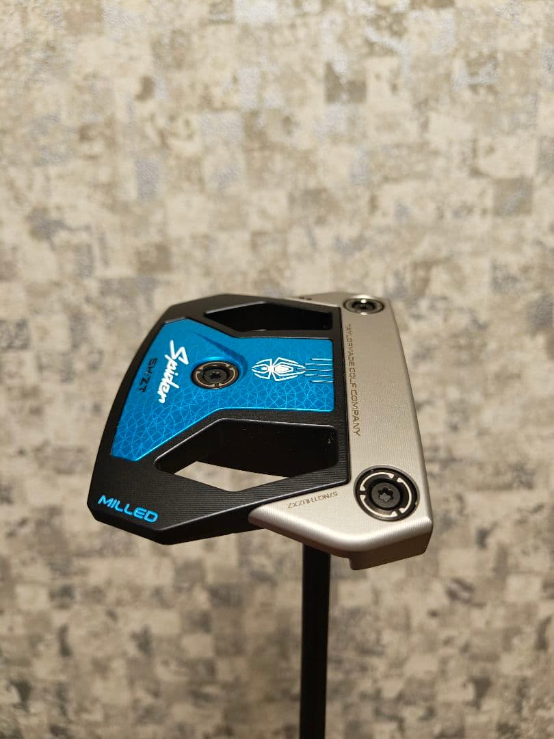 テーラーメイド　スパイダーzt 38インチ　中尺　　パター　ゼロトルク　センター