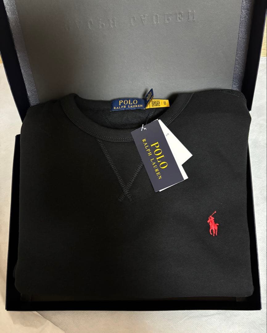 ポロラルフローレン　スウェット　ブラック　【新品・未使用】
