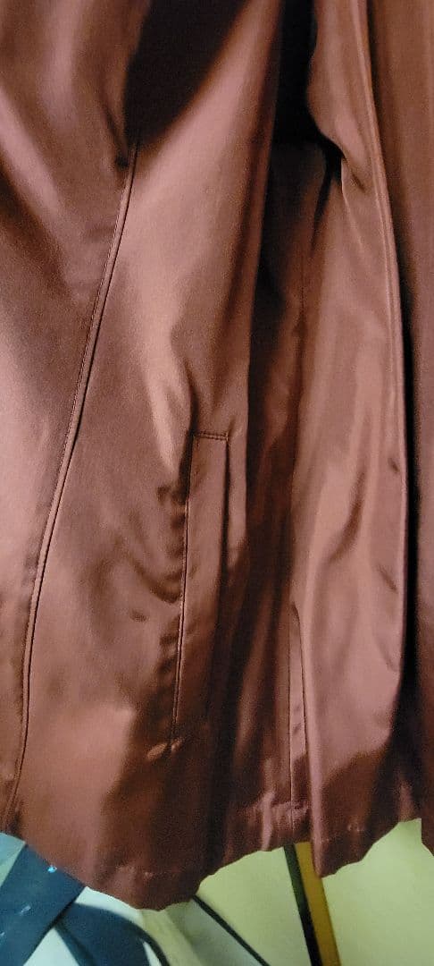 即購入OK　ExcelHuman パープル 毛皮コート