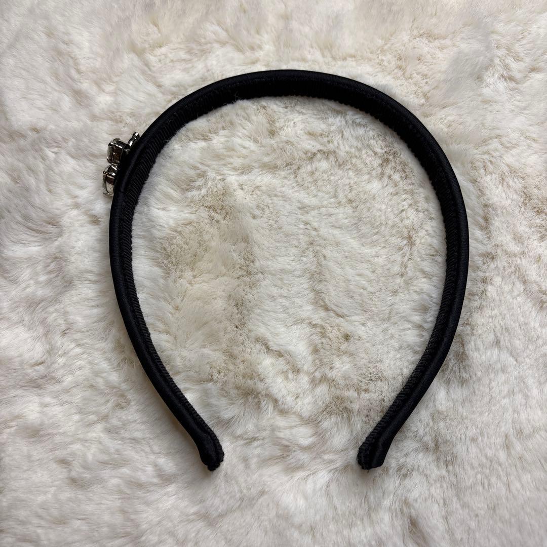 【Salvatore Ferragamo】 カチューシャ　クリスタル