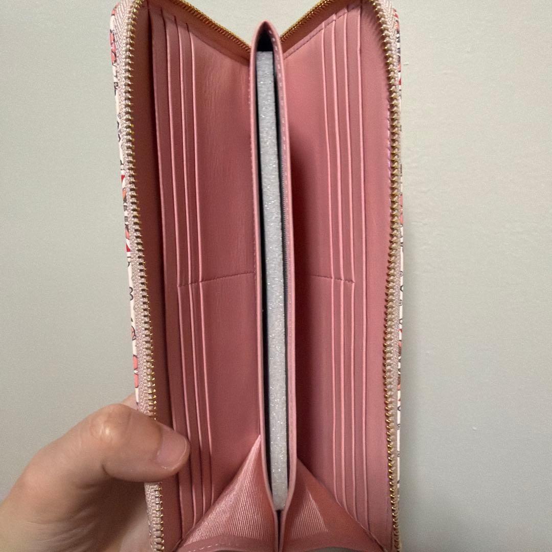 新品　浅草文庫　本革長財布　シルクロード