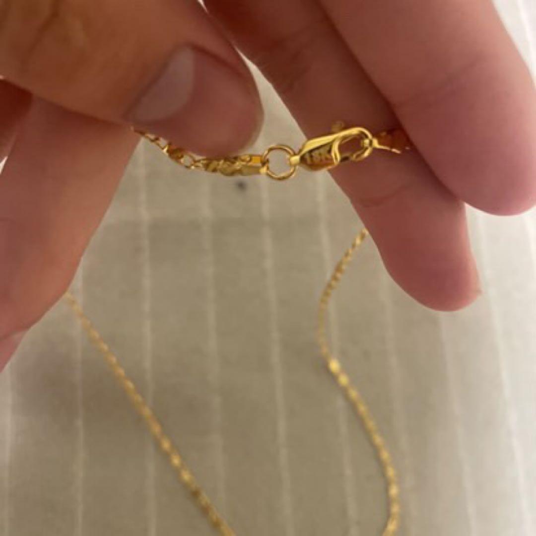 遺品整理　18k刻印ネックレス　50cm20インチ