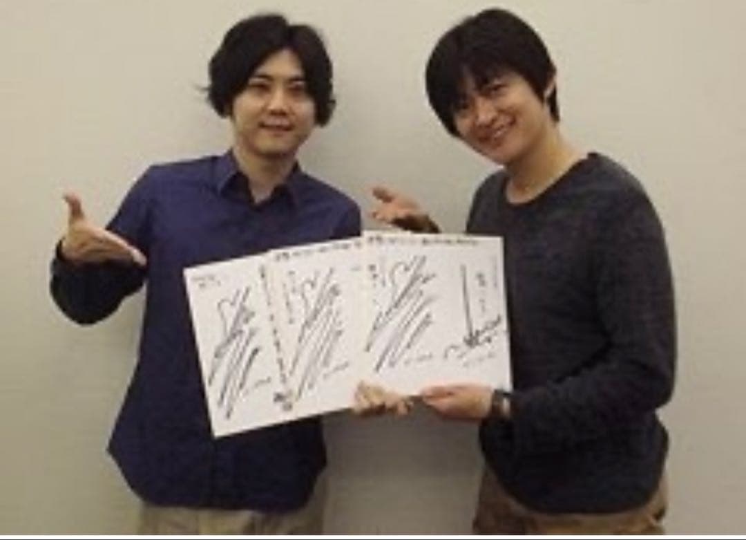 進撃の巨人直筆サイン色紙