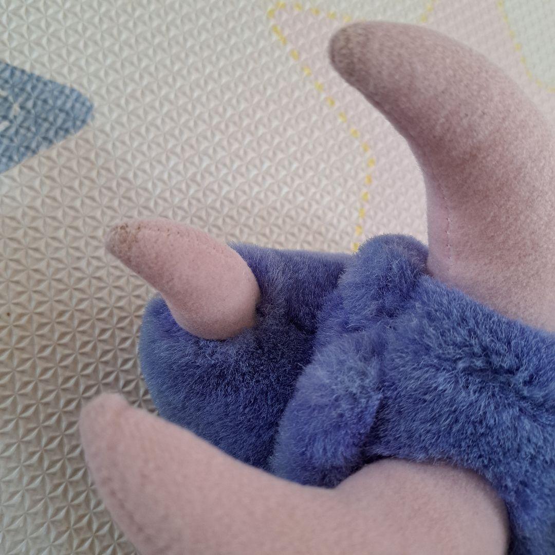 HIROKUN HOUSE トリケラトプス　ぬいぐるみ　恐竜　ビッグサイズ　青