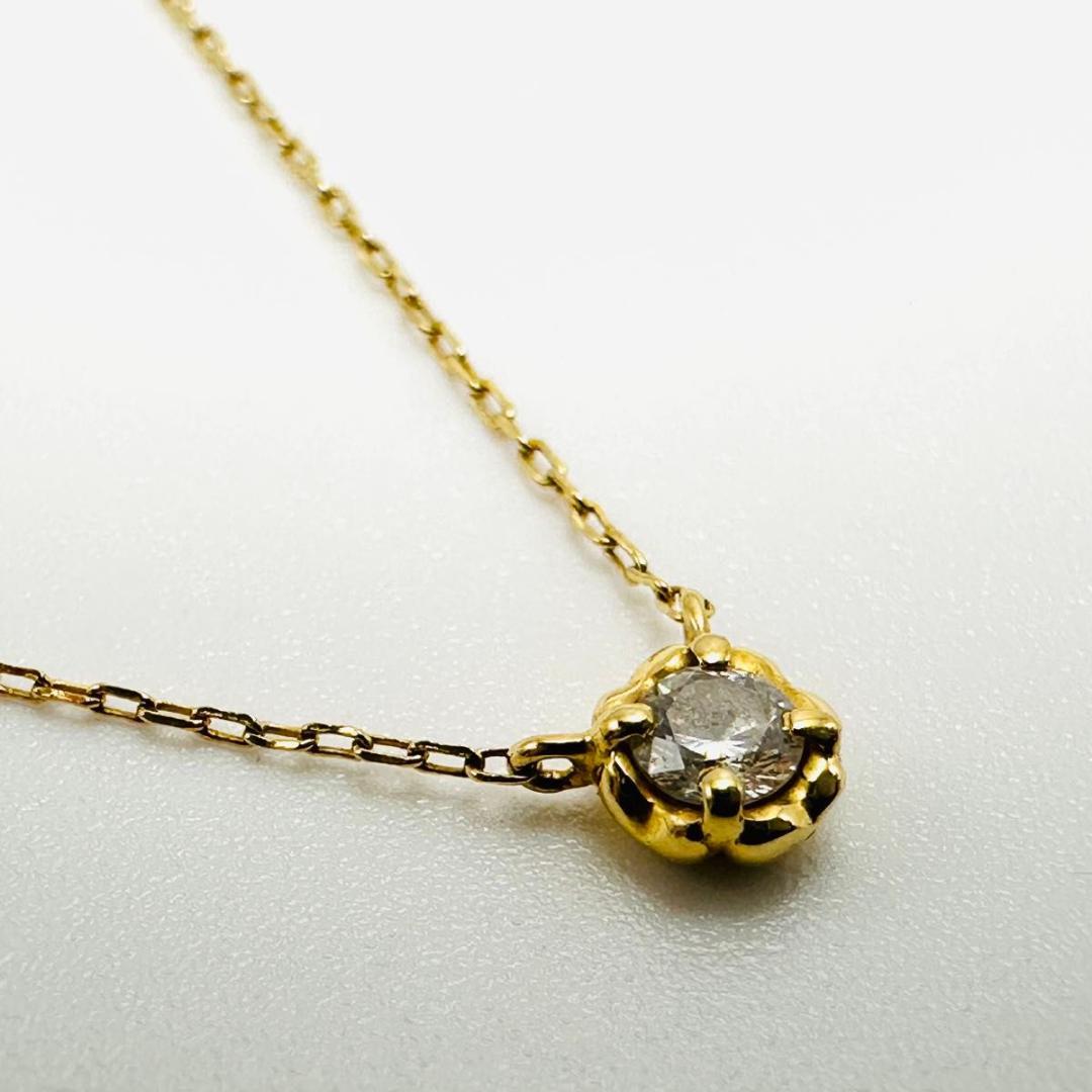 AHKAH ティア ネックレス　K18 ダイヤモンド　ゴールド　Au750