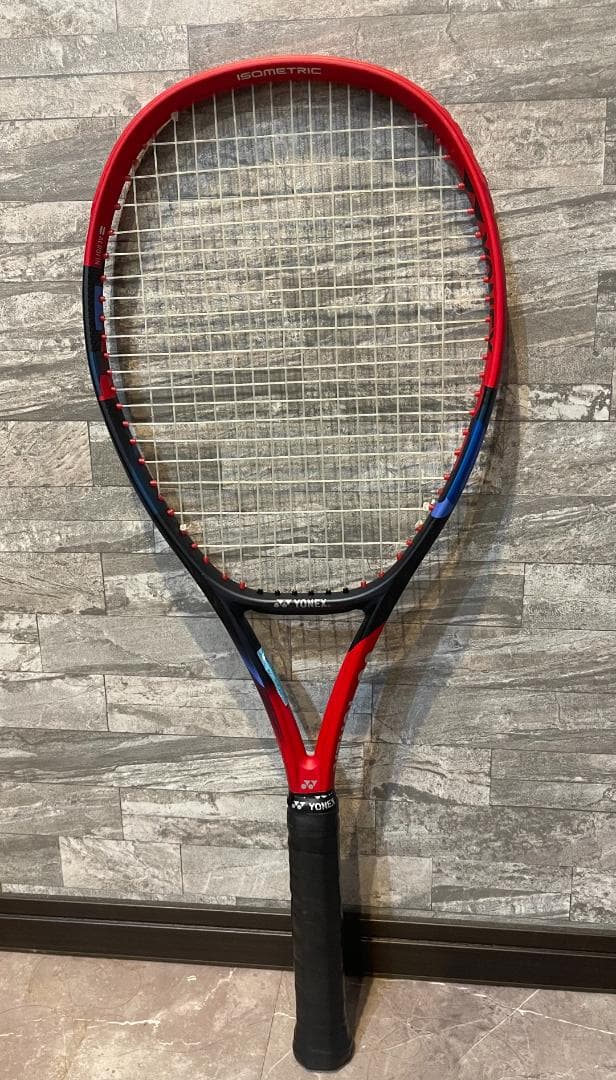 YONEX 硬式テニスラケット VCORE100 ナチュラルガット 保証書付き