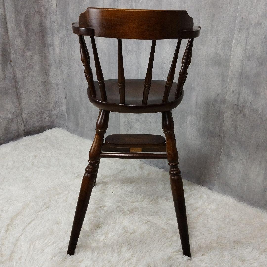 【送料込み】 飛騨産業・キツツキマーク・ハイチェア・子供用ベビーチェア