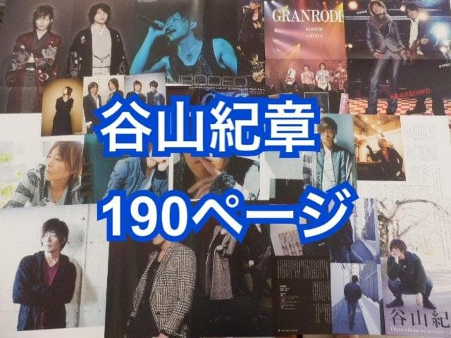 切り抜き◆谷山紀章 190ページ(声優/GRANRODEO)メルカリ出品中♪