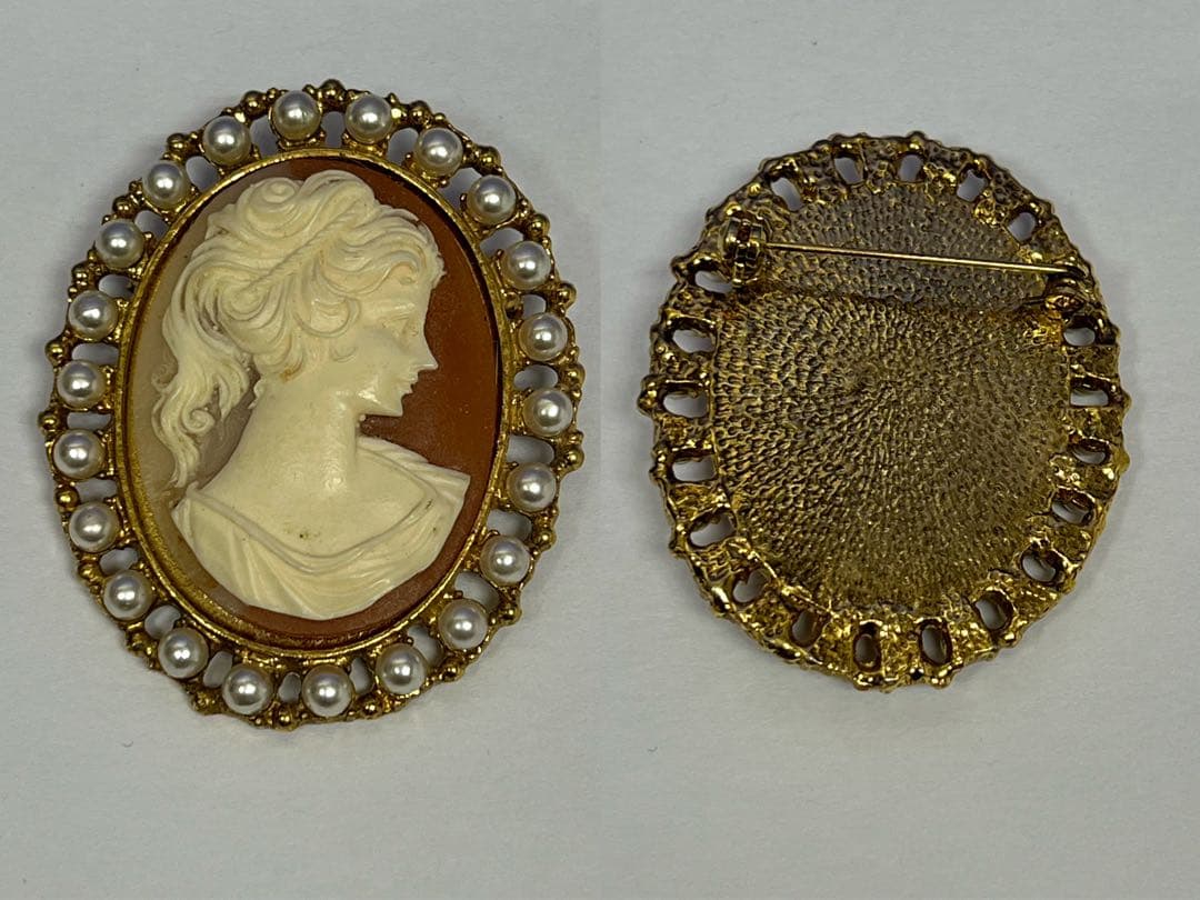 カメオ　ブローチ　まとめ　15点