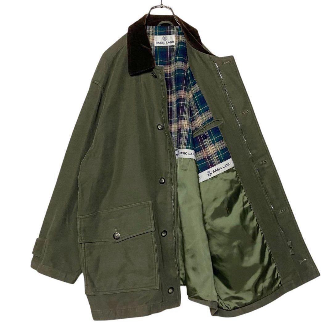 90s vintage古着 カバーオール コート コーデュロイ Barbour