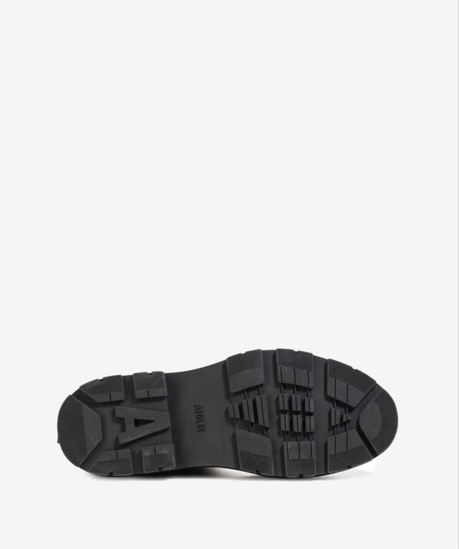 新品　AIGLE サイドゴア長靴 ブラック