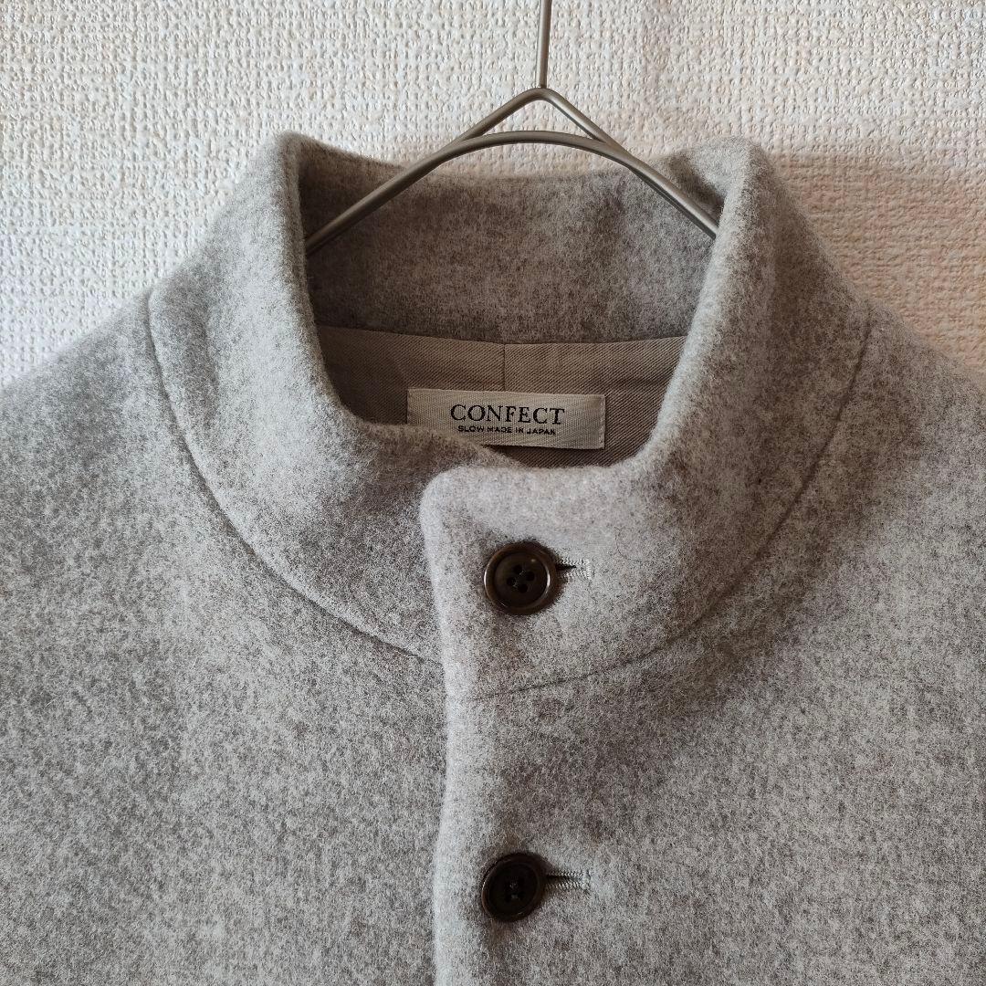 02224-0025 ウールパネルハイネックベスト