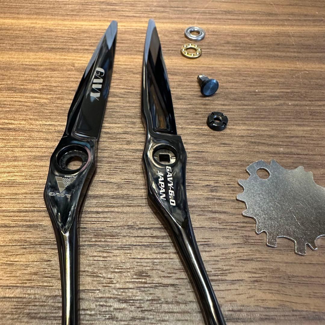 S106 GAVY 6インチ カットシザー メガネハンドル 理容 美容 鋏