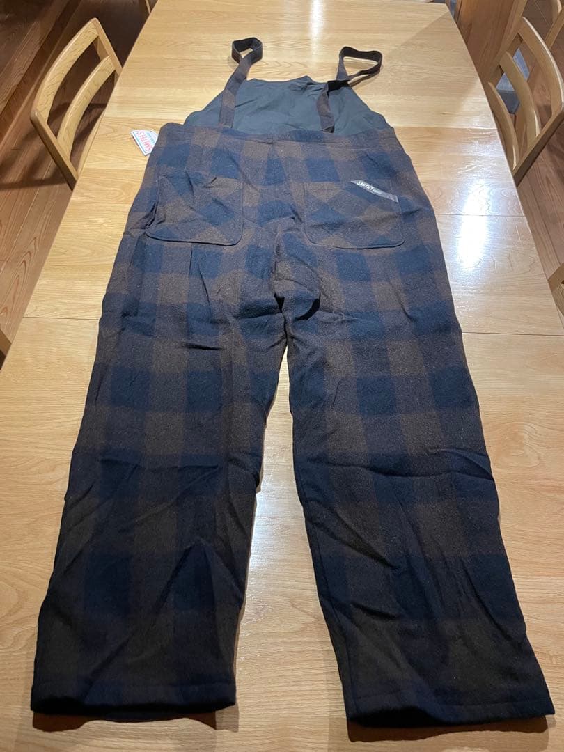 デカサイ　タグ付き SMITH'S　ブラック チェック オーバーオール