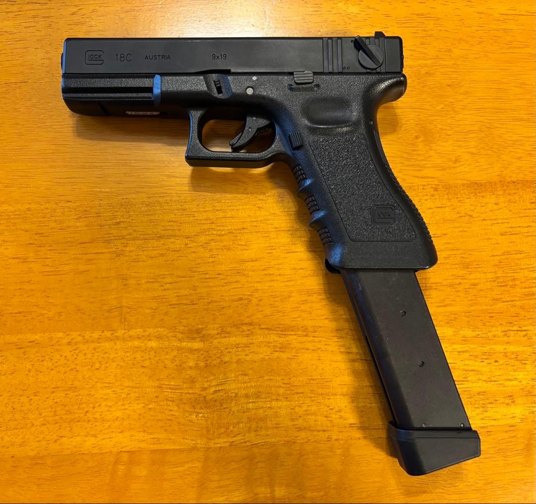 東京マルイ グロック18C (フルオート) ガスブローバック 50連マガジン付き