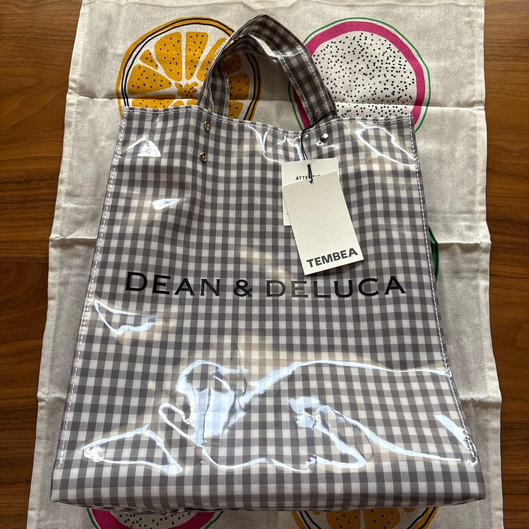 ディーンアンドデルーカ　ギンガムトートミディアム