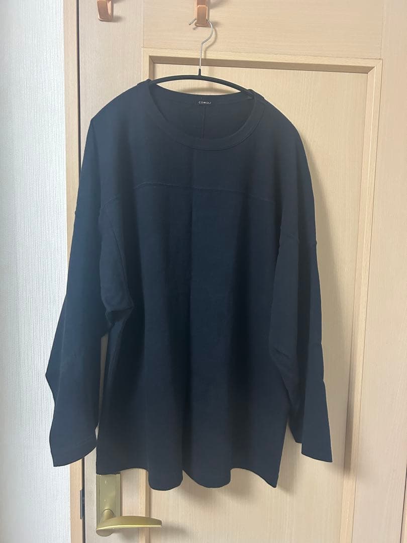 コモリ　22AW フットボール　tシャツ　ネイビー　3