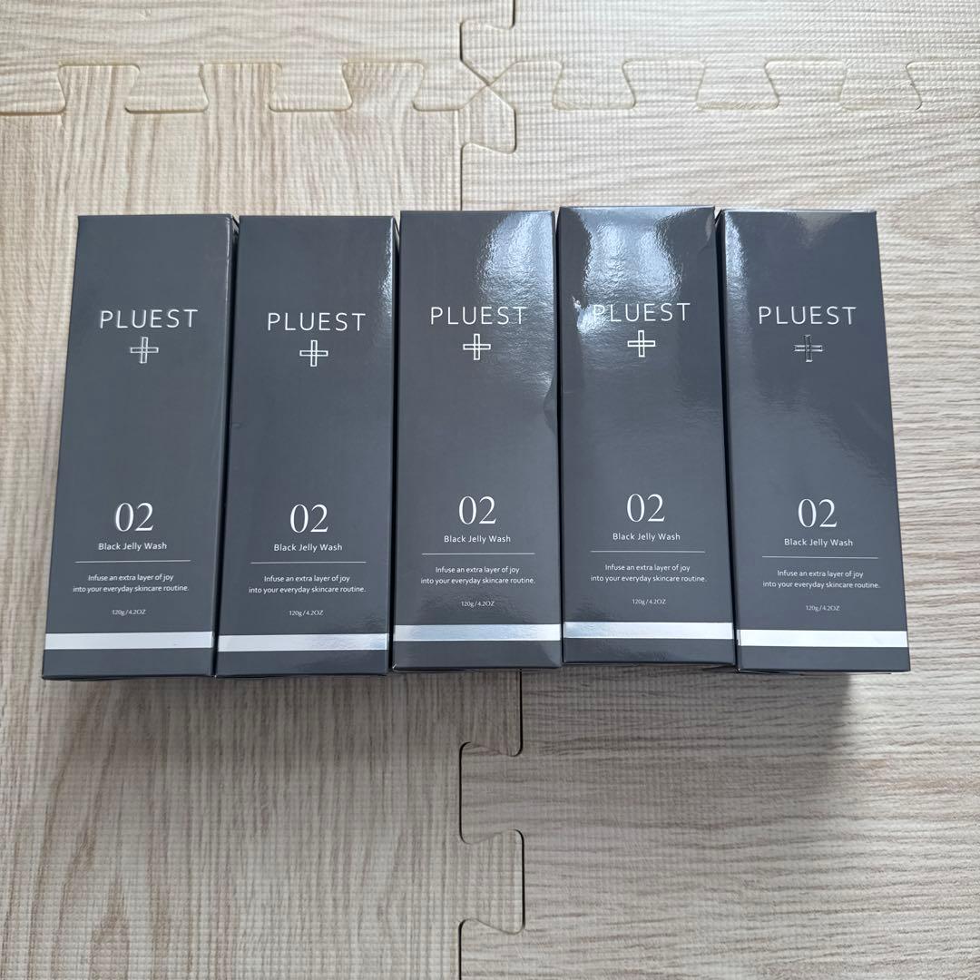 PLUEST Black Jelly Wash 02 120g 5個セット