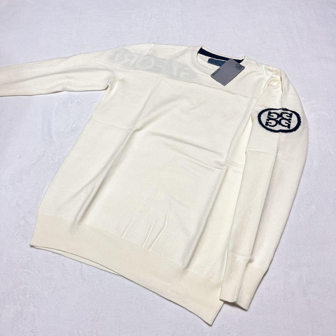 新品　G/FORE　ジーフォア　ゴルフ　セーター　ホワイト　M　メンズ