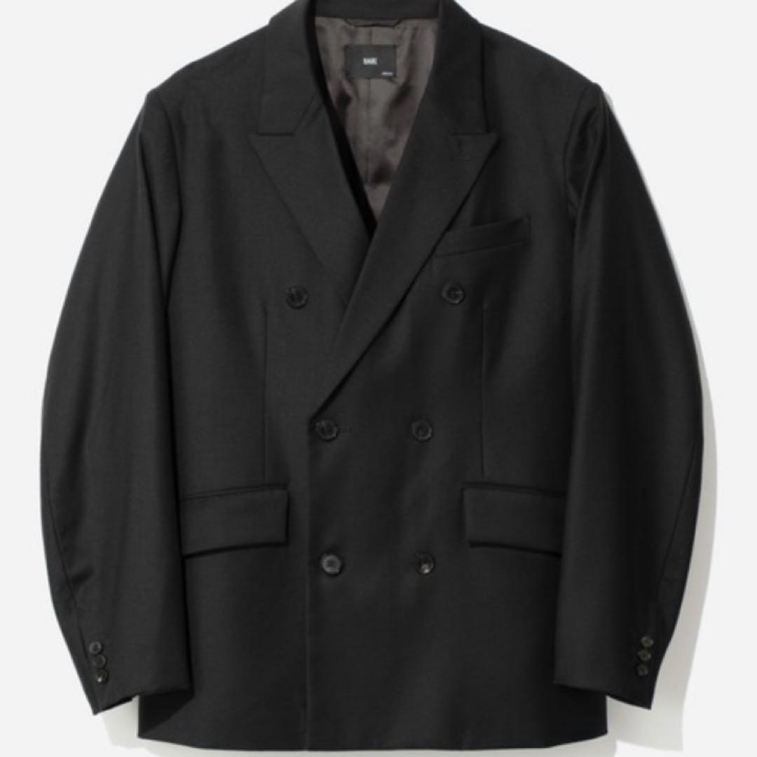 《ほぼ新品》《定価3万》ウール100% HARE ダブルテーラードジャケット