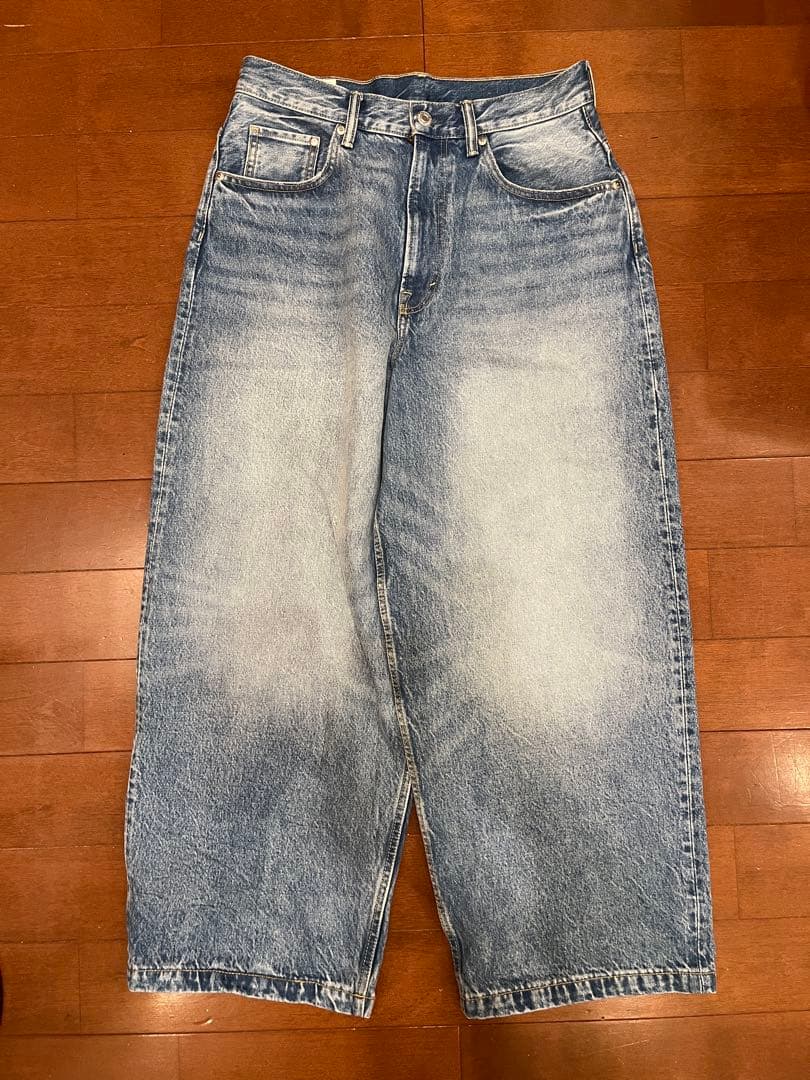 【初期モデル完売品】 SUPER BAGGY デニム ブルー 30/30
