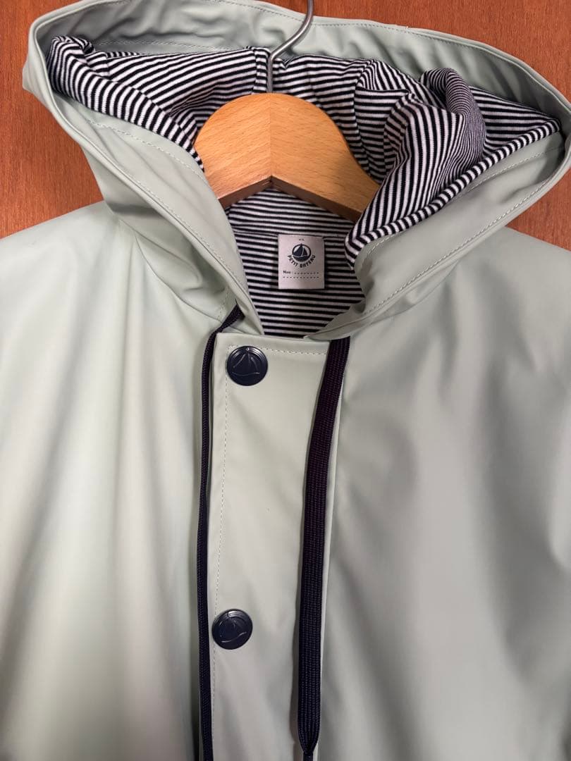 プチバトーヨットパーカー　レディースグリーン