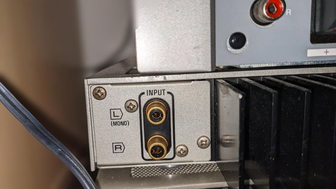 名機中の名機　テクニクスのパワ－プリアンプＳＥ－01動作機 バージョン①