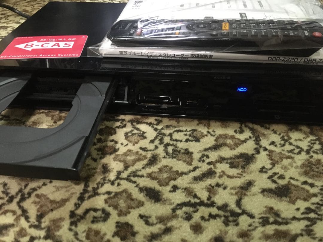 東芝REGZA DBR-Z320改HDD2TB ・W録画