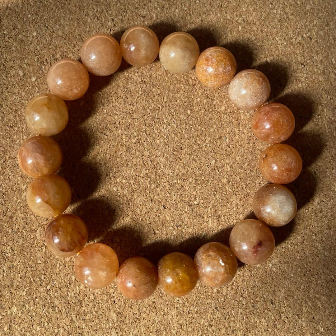 【H&E社正規品／保証書付き】ヒマラヤ・レッドゴールド・アゼツライト 11.5㎜