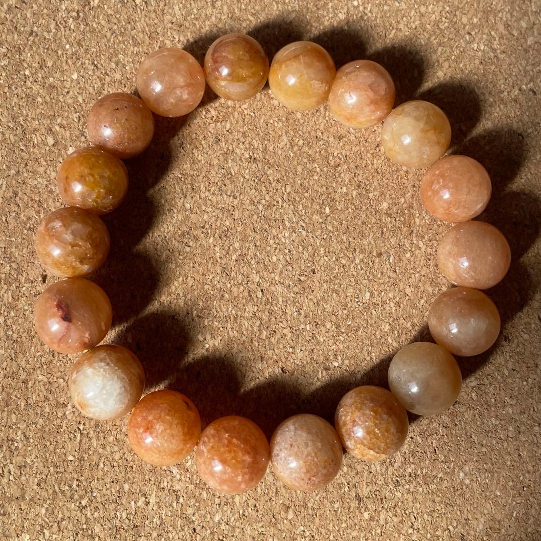 【H&E社正規品／保証書付き】ヒマラヤ・レッドゴールド・アゼツライト 11.5㎜