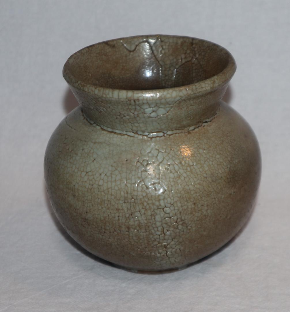 李朝　井戸の小壺