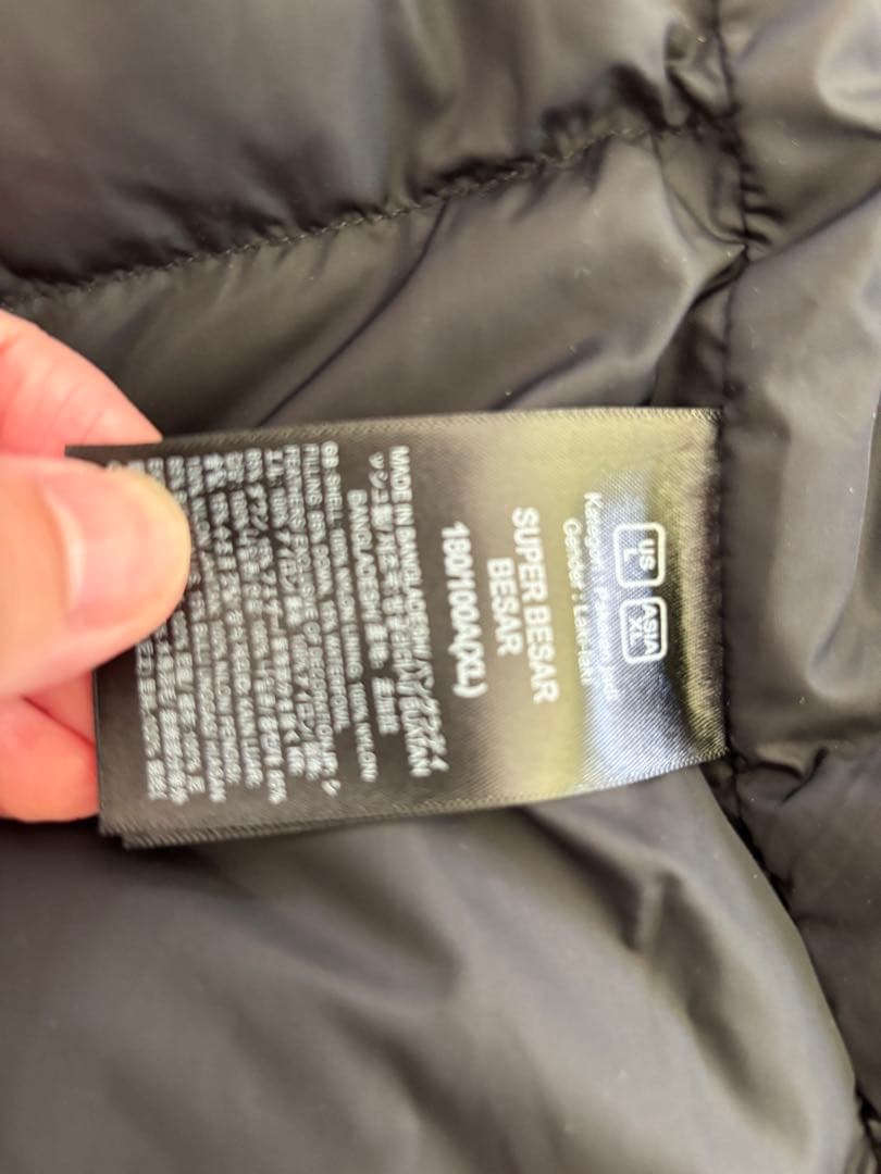 THE NORTH FACE ヌプシ ダウンベスト ブラック L US規格