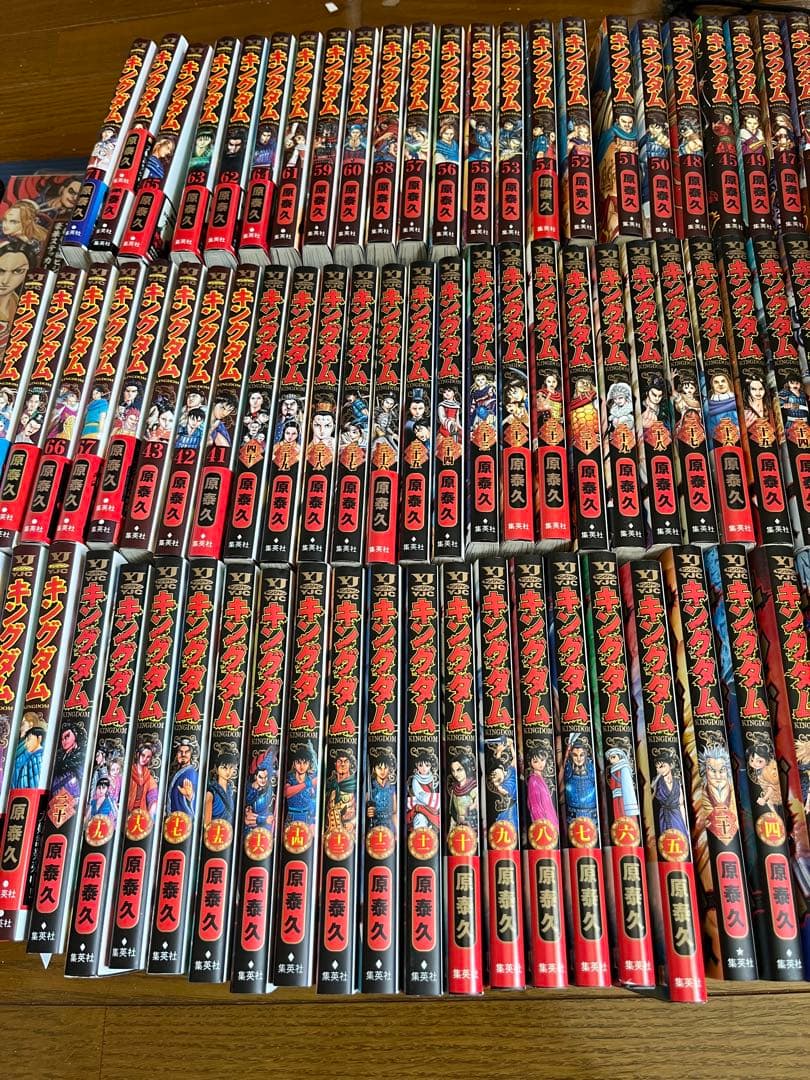 キングダム全巻➕4冊　英雄列紀　覇道列紀　戦国7雄人物録セット