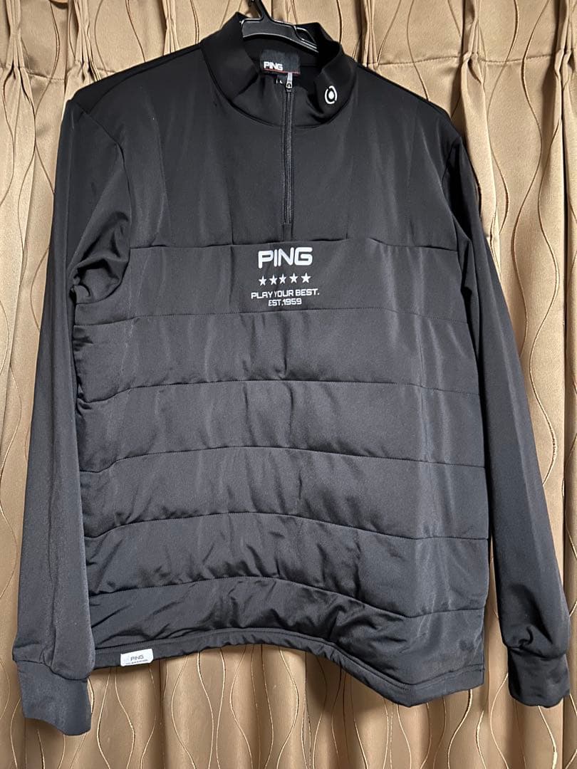 ✳︎✳︎新品未使用✳︎✳︎PING ブラック ハーフジップシャツ