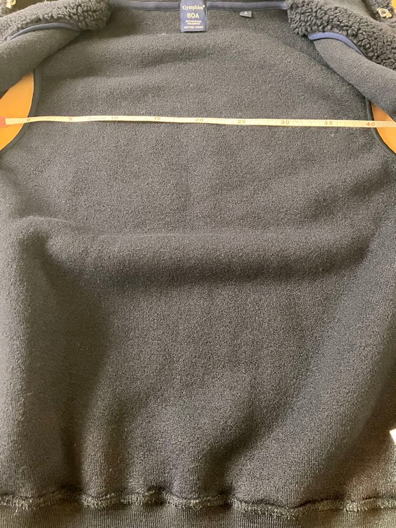 Gymphlex BOA フード付きベスト Lサイズ ネイビー　ジップ