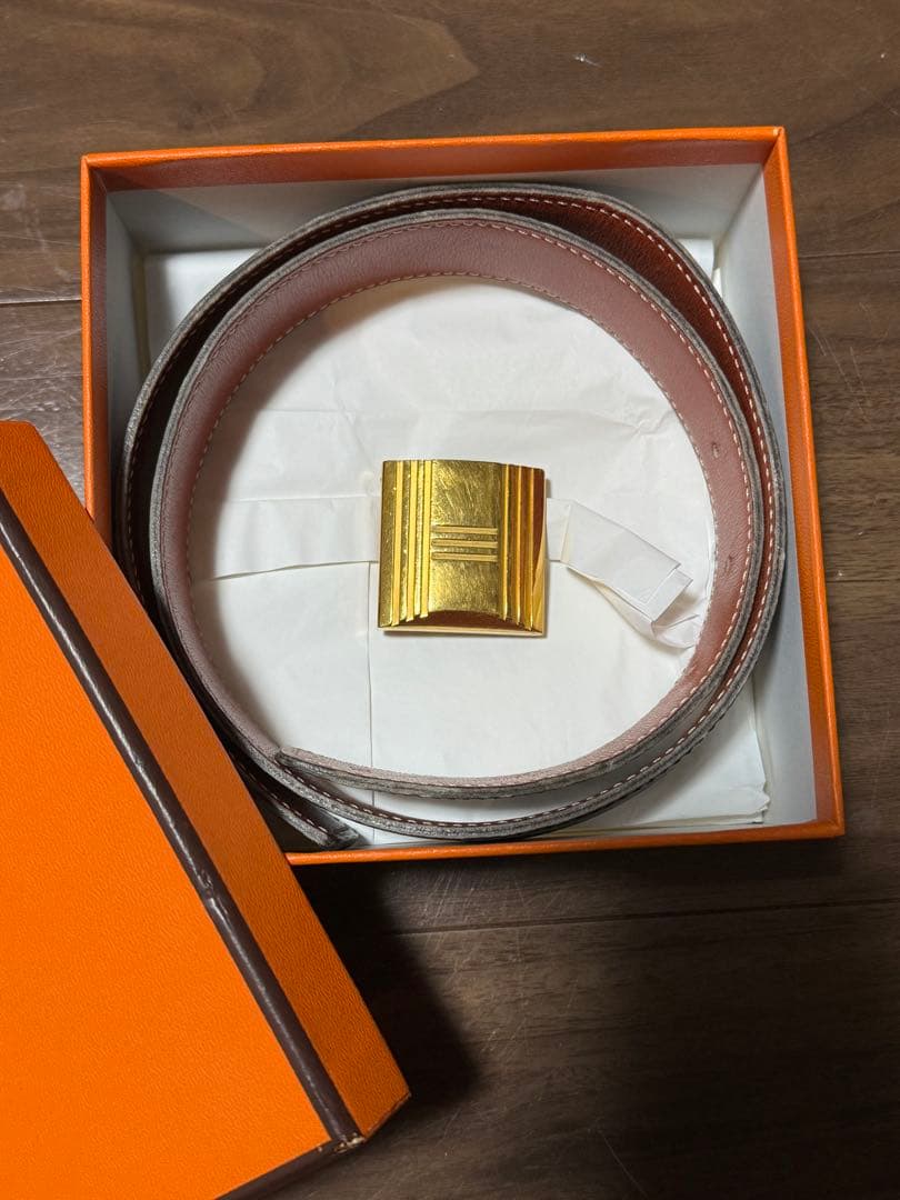 エルメス ベルト 金色バックル