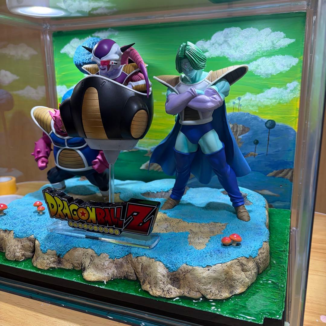 ドラゴンボール ジオラマ リペイント 自作 ナメック星 フィギュア