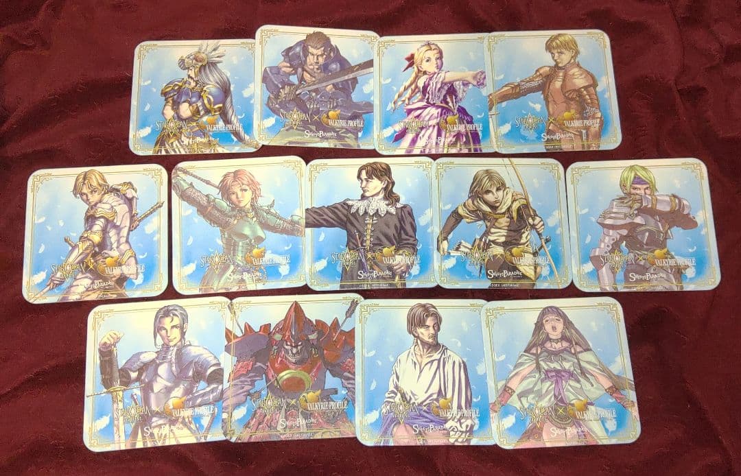 ②コースター13枚　ヴァルキリープロファイル　スイパラ　コラボカフェ