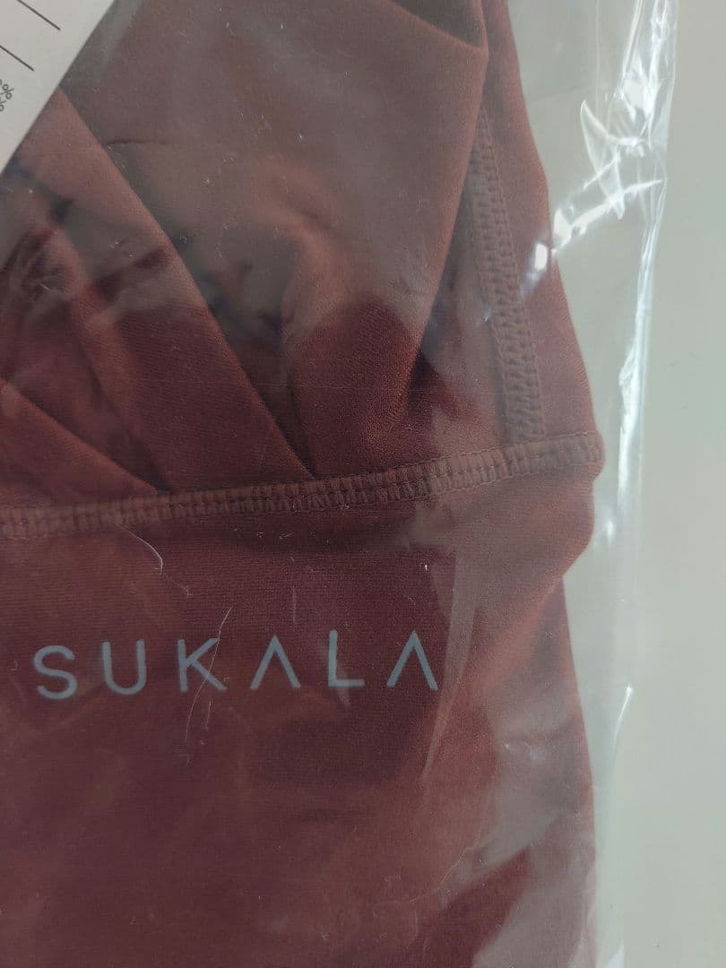 SUKALA アシンメトリーギャザーレギンス　M