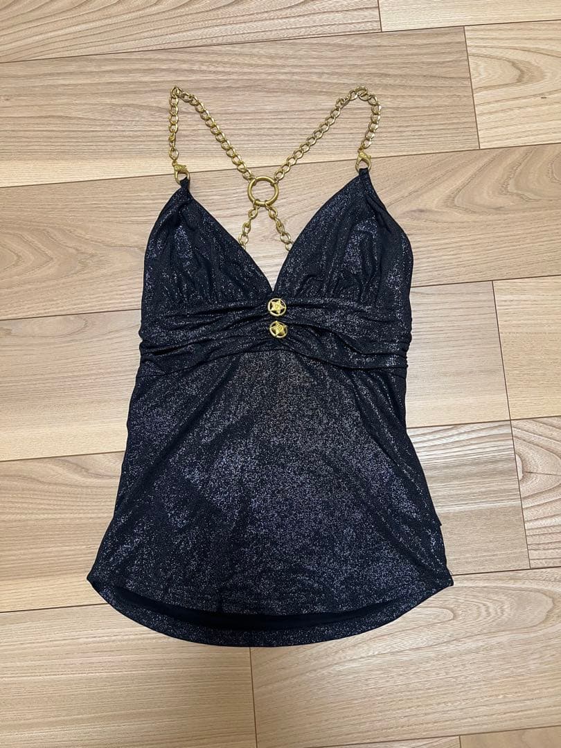 値下　d.i.a ダイヤ　キャミソール　チェーン　平成ギャル　y2k 希少正規品