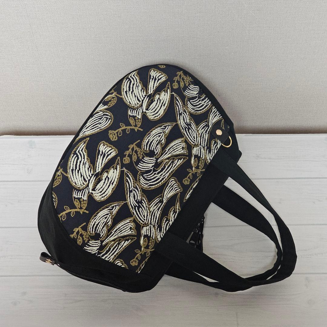 f.ぽってりボストンL following day ネイビー ミナペルホネン