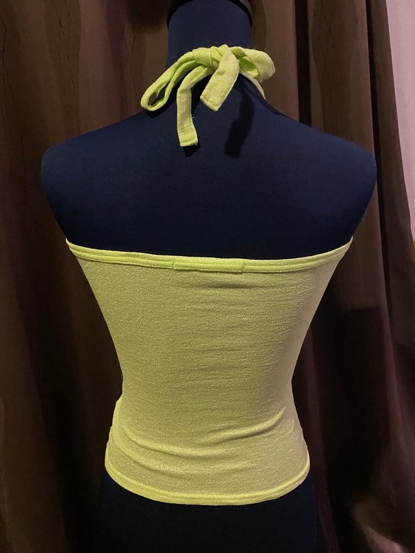 新品　初期　ヒステリックグラマー '90 シアーラメ　クロスキャミソール　Y2K