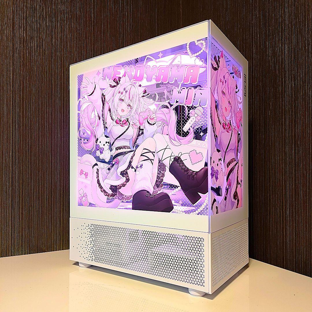 【猫山みあ×ELSAコラボケース ゲーミングPC】デスクトップ／キャラクター